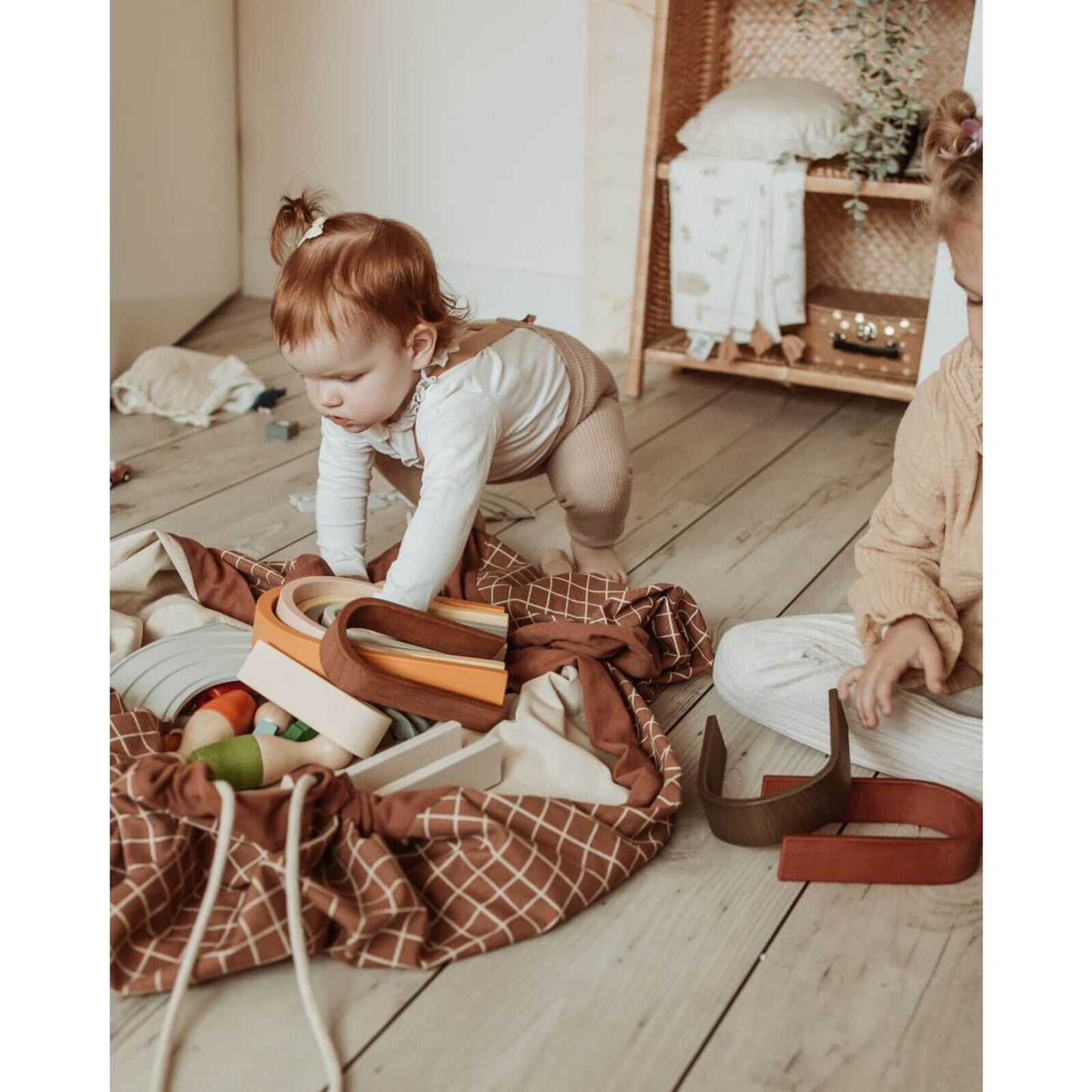 Play & Go – Bio Spielmatte/Spielzeugsack "Organic Original" Braun