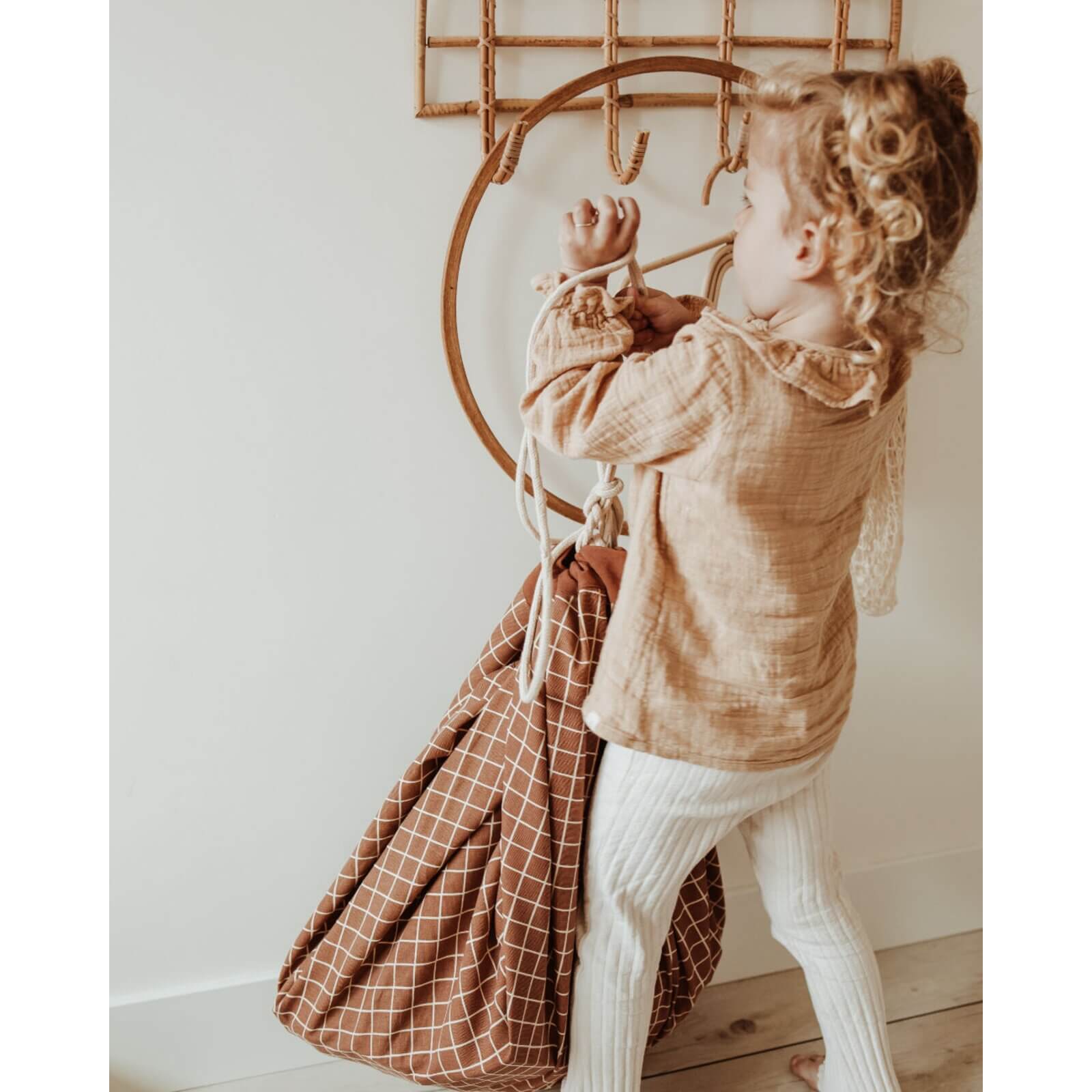 Play & Go – Bio Spielmatte/Spielzeugsack "Organic Original" Braun