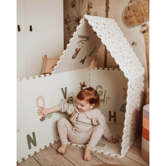 Play & Go – Puzzlematte "Eevaa" Abc Wendbar 180x180cm
