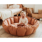 Play & Go – Bio Babynest & Spielmatte "Bloom" Braun