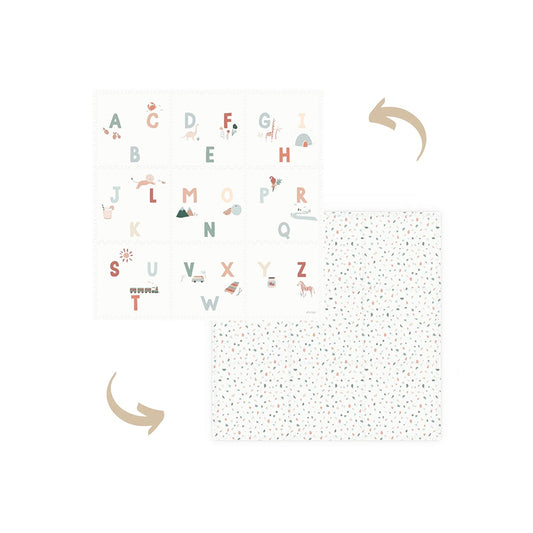 Play & Go – Puzzlematte "Eevaa" Abc Wendbar 180x180cm