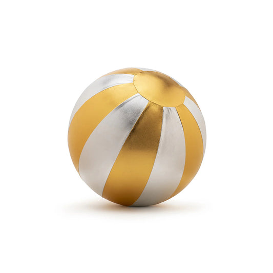 Ratatam – Stoffball „Circus Silver & Gold“ 40 cm, handgefertigt