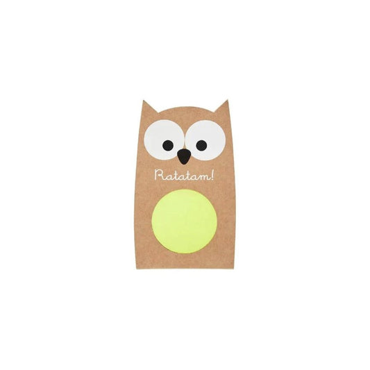 Ratatam Flummi Gelb Ø 5,7 cm – leuchtender Gummiball für Kinder