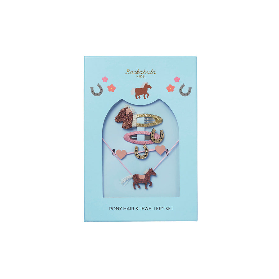 Rockahula - Haar & Schmuck Set "Peggy Pony"
