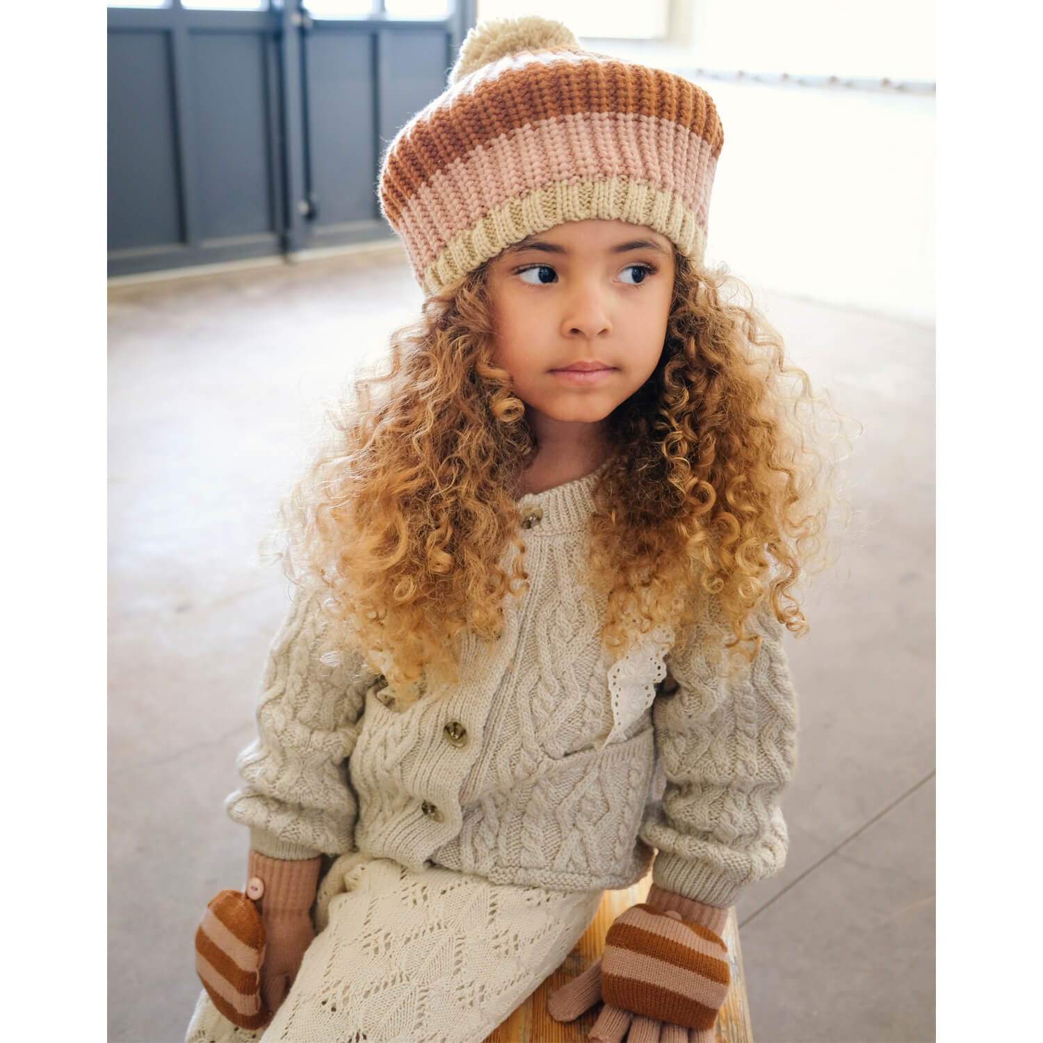 Rockahula - Strickmütze für Kinder "Cosy Striped"