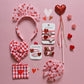 Rockahula - Haargummis "Love Hearts", 4er Set
