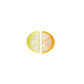 Rockahula - Haarklammern "Citrus Slice", 2er Set