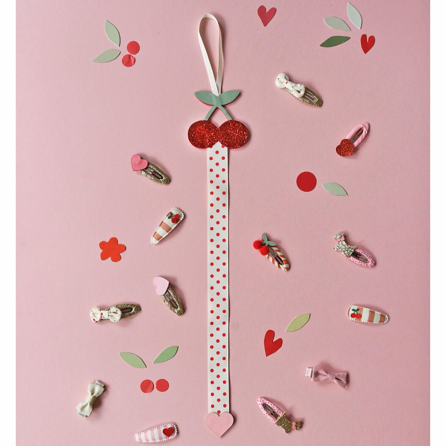 HAARSPANGEN-HALTER VERY CHERRY