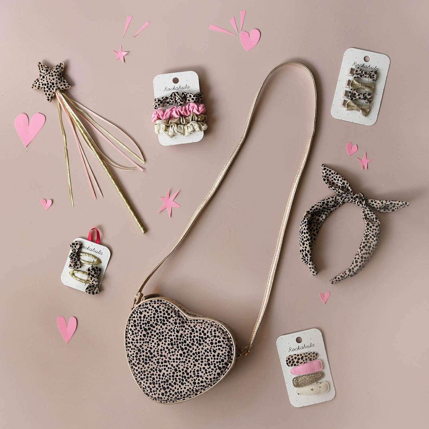 HAARSPANGEN LEOPARD LOVE, 2er Set