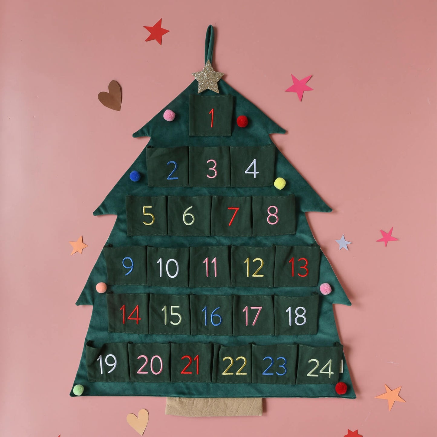 Rockahula - hübscher Adventskalender "Christmas Tree", 70 x 53 cm