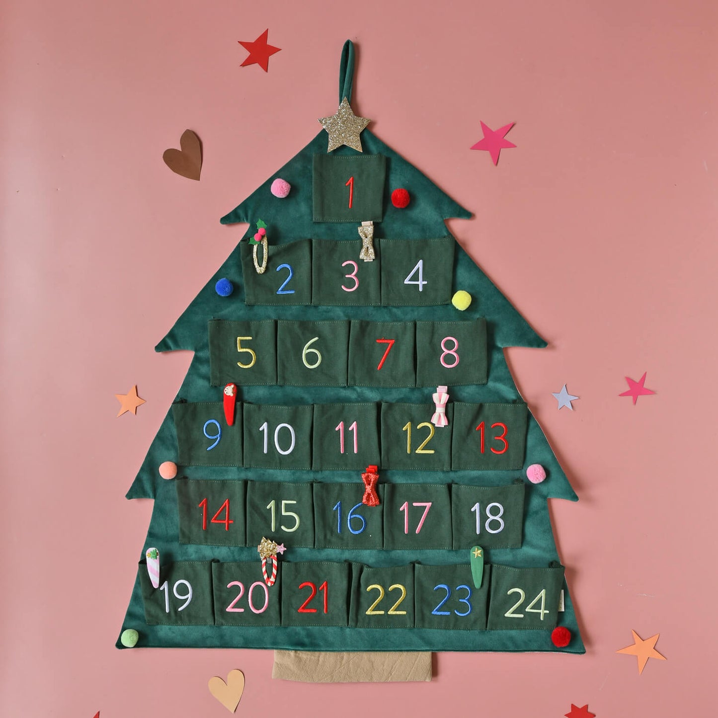 Rockahula - hübscher Adventskalender "Christmas Tree", 70 x 53 cm