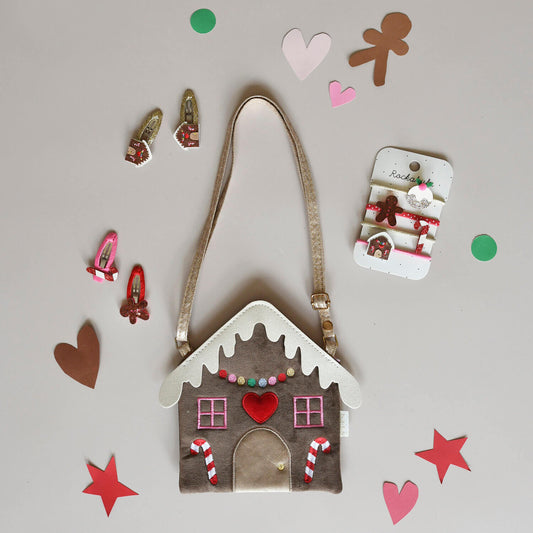 Rockahula - Haarspangen "Gingerbread House", 2er Set