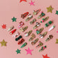 Rockahula - Haarspangen "Christmas Tree Glitter", 2er Set