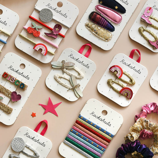 Rockahula - Haarspangen "Disco Fever", 4er Set