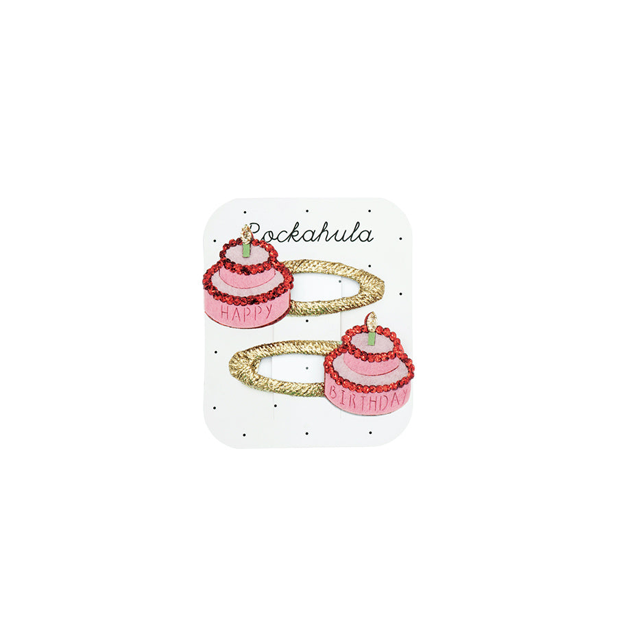 Rockahula - Haarspangen "Birthday Cake", 2er Set