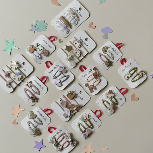 Rockahula - Haarspangen "Fairytale Floral", 4er Set