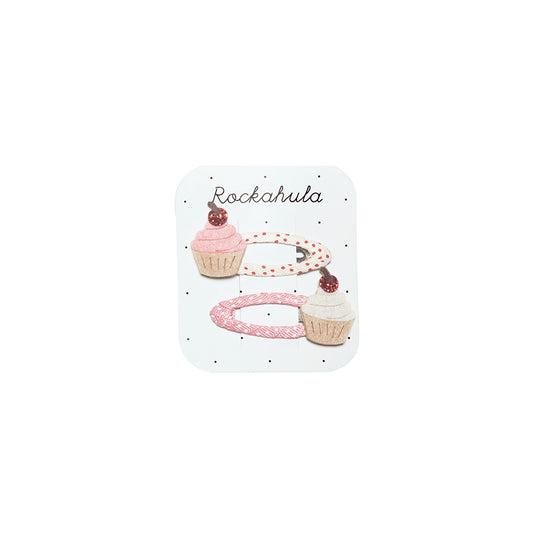 Rockahula - Haarspangen "Cherry Cupcake", 2er Set