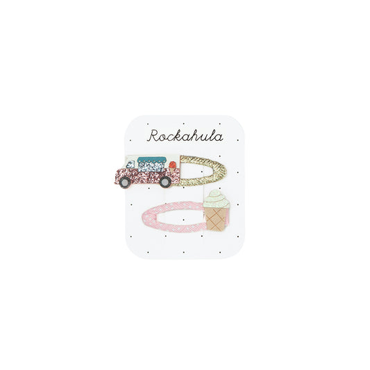 Rockahula - Haarspangen "Ice Cream Van", 2er Set