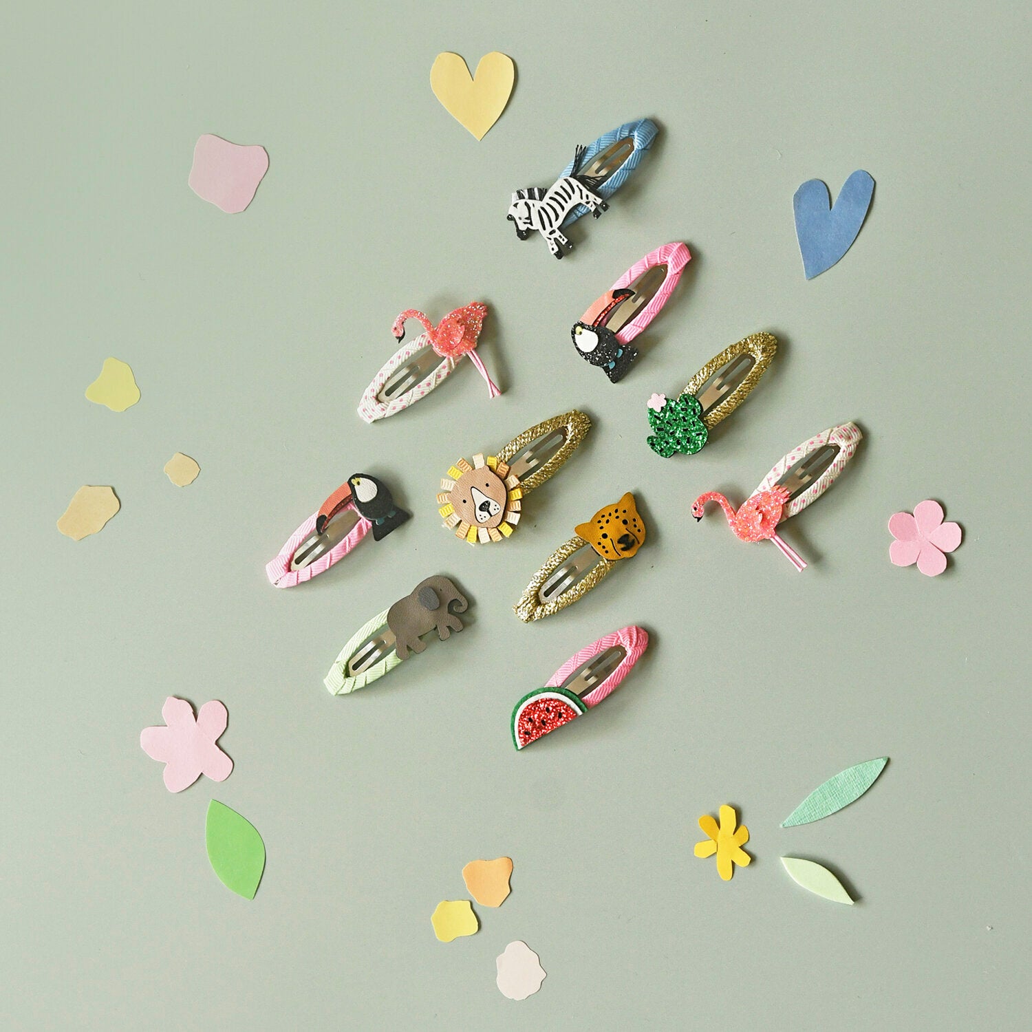 Rockahula - Haarspangen "Tina Toucan", 2er Set