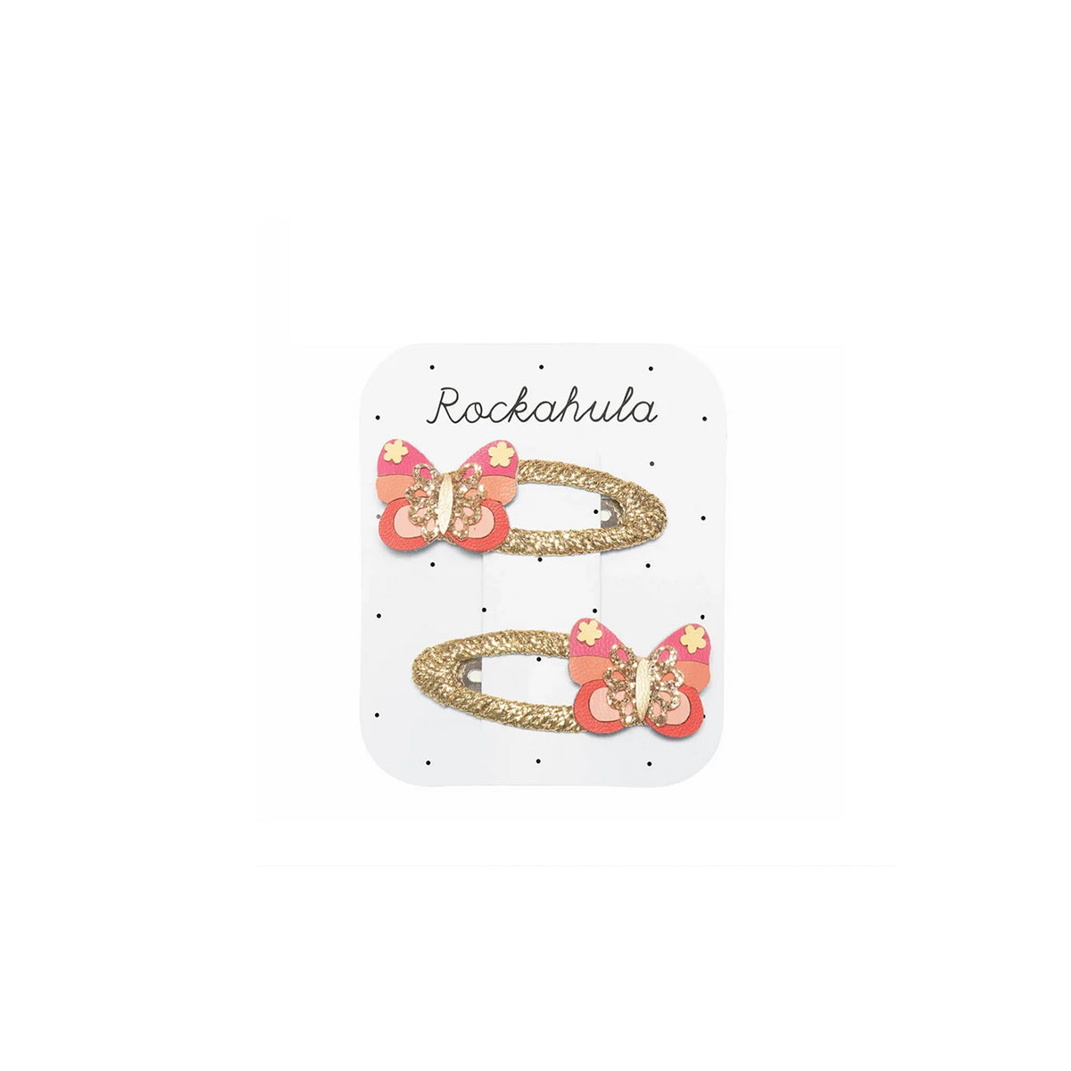 HAARSPANGEN PATCHWORK BUTTERFLY, 2er Set