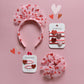 Rockahula - Haargummis "Love Hearts", 4er Set