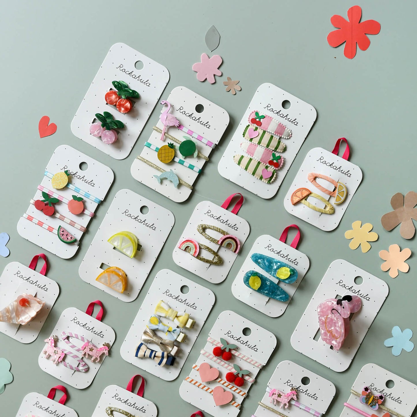 HAARKLAMMER FLORENCE FLAMINGO