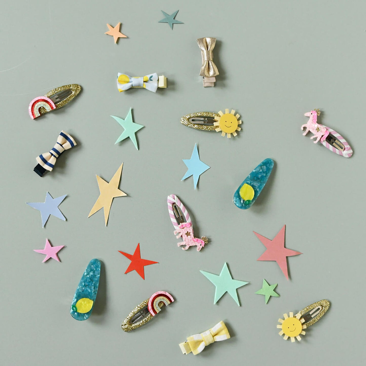 Rockahula - Haarspangen "Lemon Drop", 2er Set