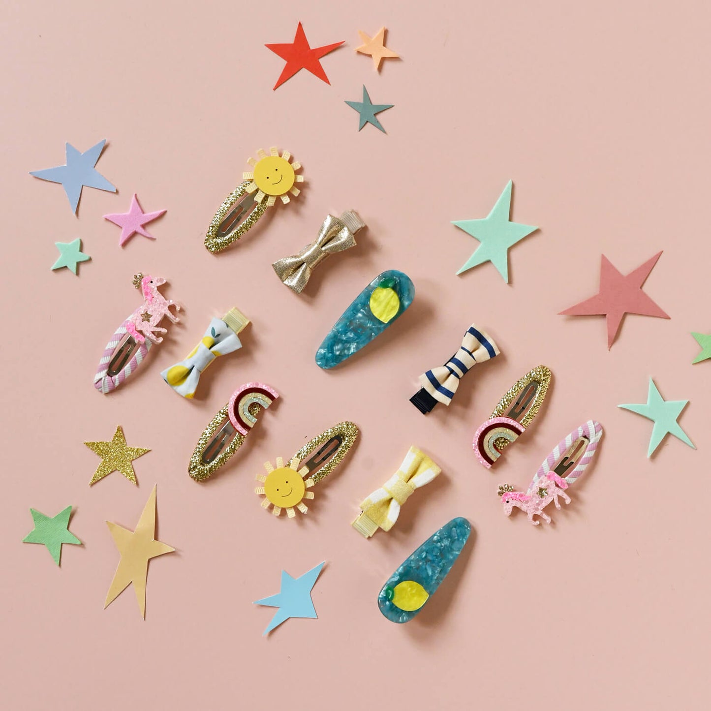 HAARSPANGEN PINK PONY, 2er Set