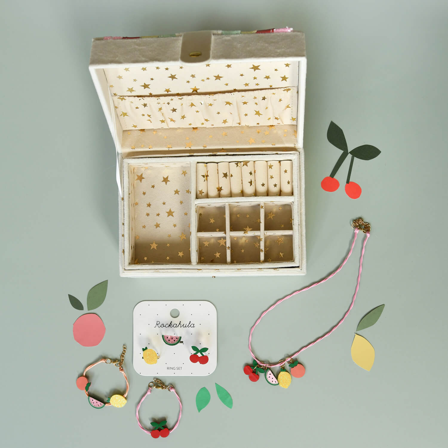 Rockahula - Ringe "Tutti Fruity", 3er Set für Kinder