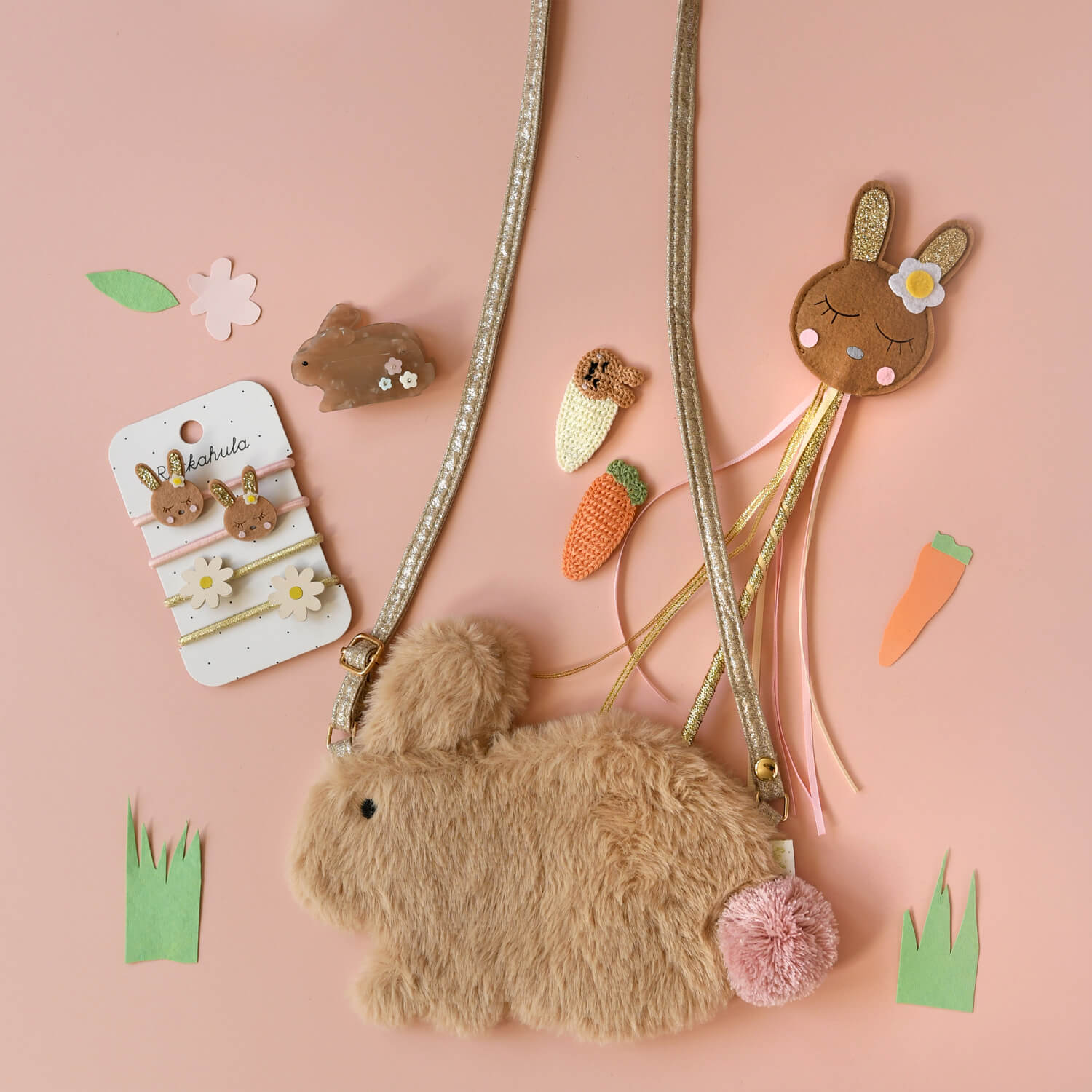 Rockahula - Haargummis "Little Bunny", 4er Set