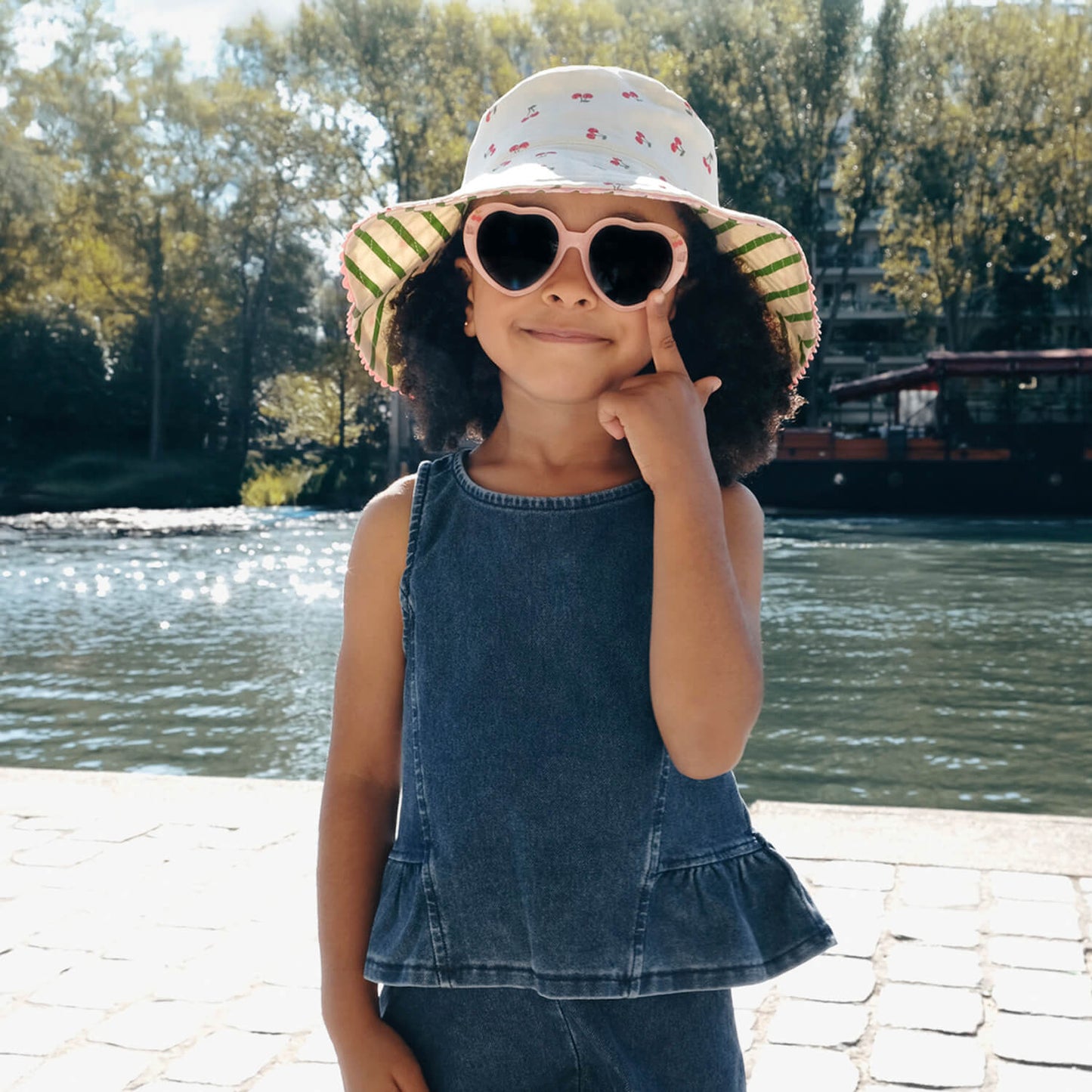 Rockahula - Sonnenbrille für Kinder "Cherry Heart"
