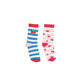 Rockahula - Socken für Kinder "Cherry Stripe", 2er Pack