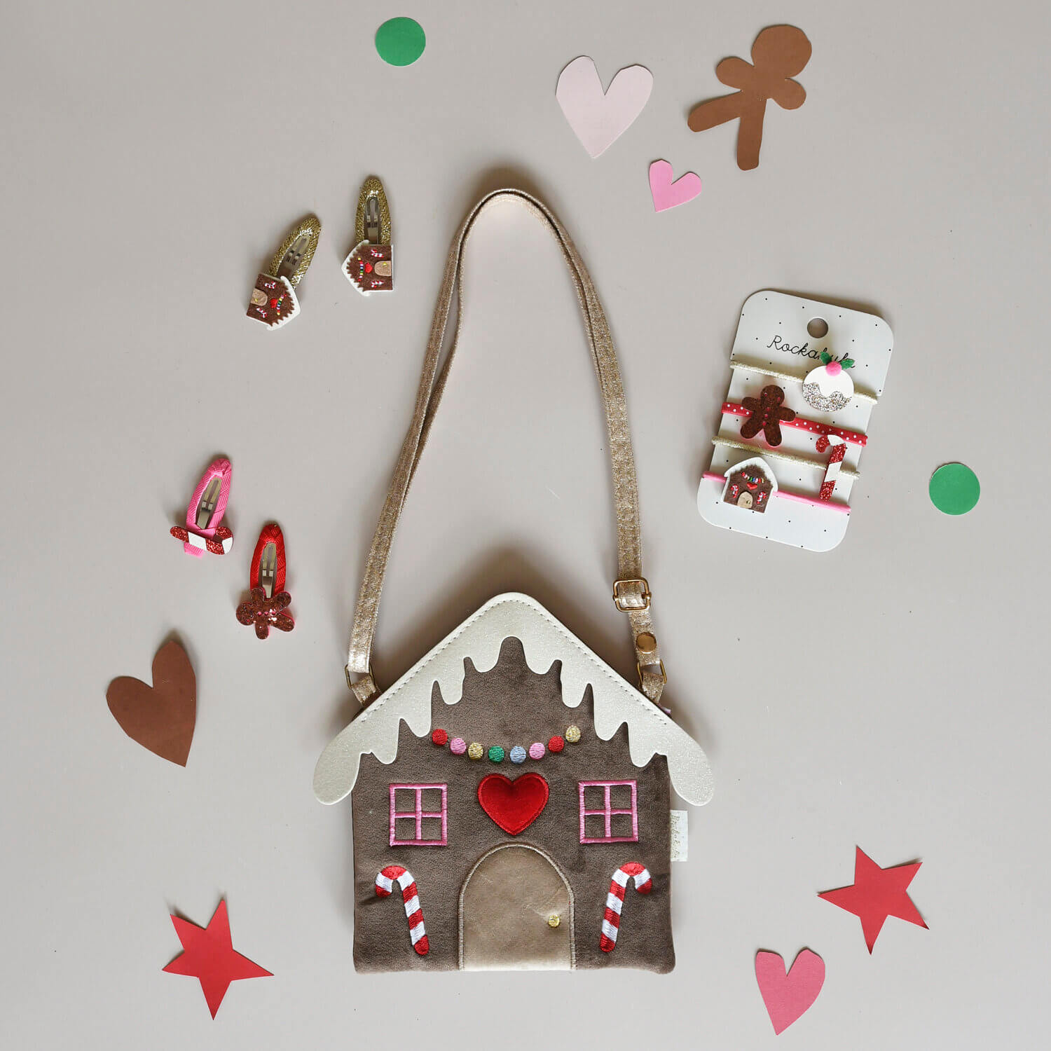 Rockahula - Umhängetasche für Kinder "Gingerbread House Bag", Tasche