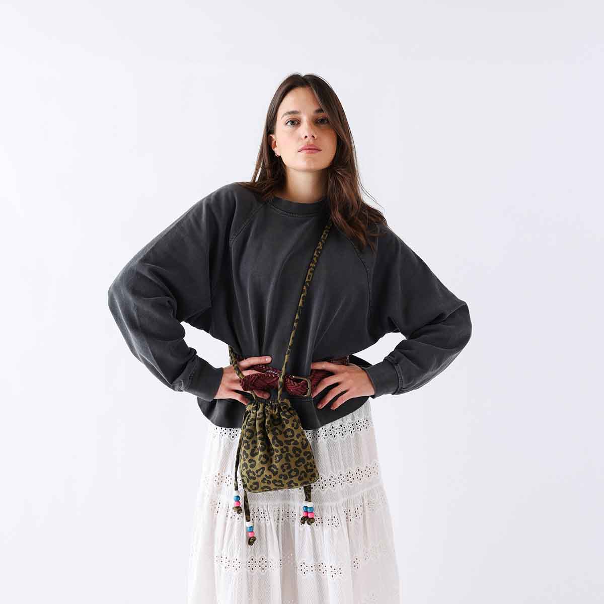 UMHÄNGETASCHE GRAOU OLIVE