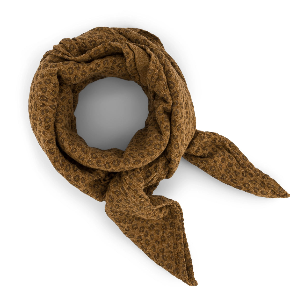 Rose in April - Mulltuch "Leopard Cumin", 70 x 70 und 100 x 100 cm