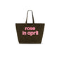 Rose in April - Tasche / Strandtasche / Shopper "Graou Olive" mit Logo