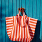 Rose in April - Tasche / Strandtasche / Shopper "Tomato / Candy Pink"