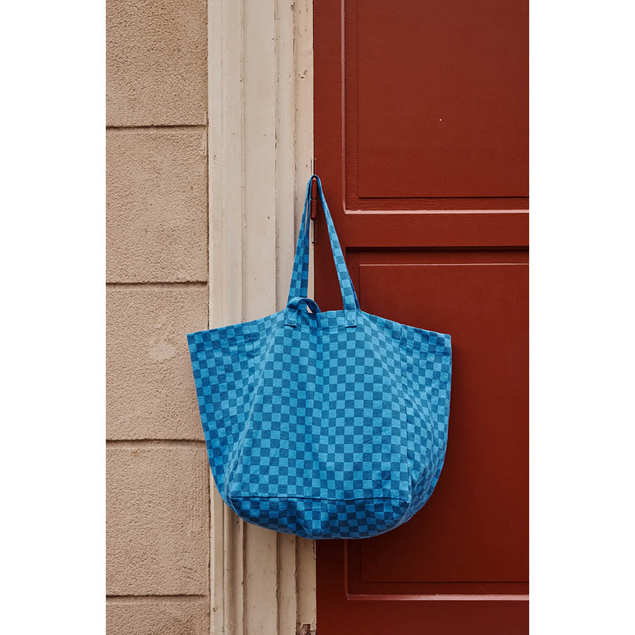 Rose in April - Tasche / Strandtasche / Shopper "Check Greek Blue"