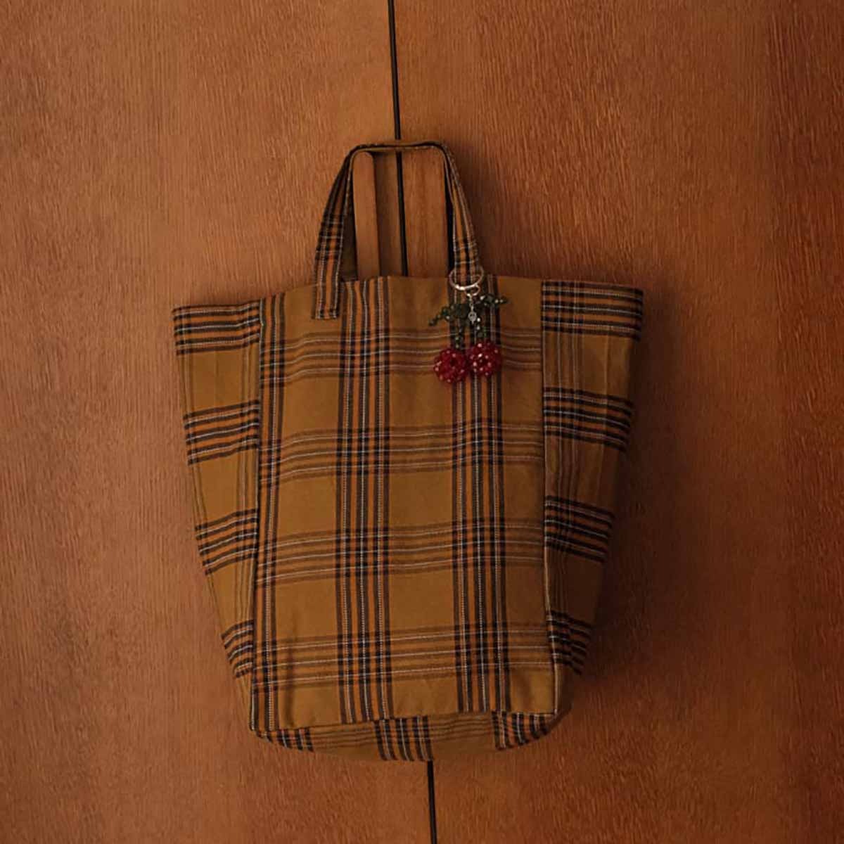 Rose in April – Tasche "Tartan" aus 100% Baumwolle, OEKO-Tex