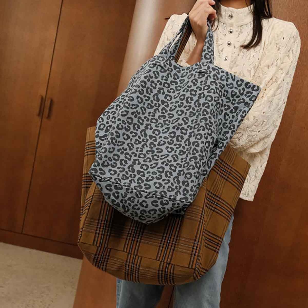 Rose in April – Tasche "Graou Blue" aus 100% Baumwolle, OEKO-Tex