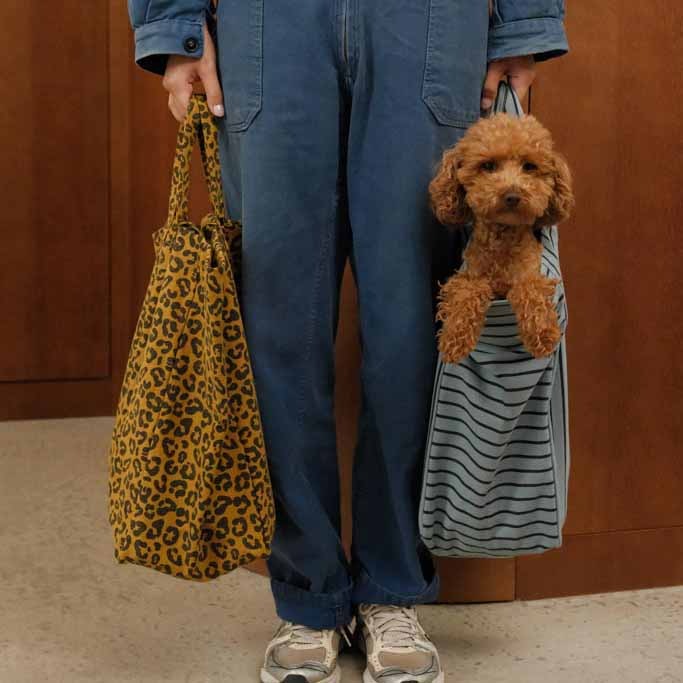 Rose in April – Tasche "Tennis Sky Blue" aus 100% Baumwolle, OEKO-Tex