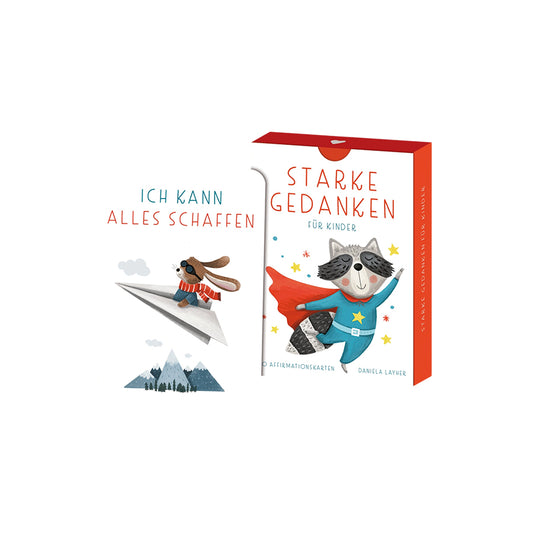Rüsselfuchs – Affirmationskarten für Kinder "Starke Gedanken"