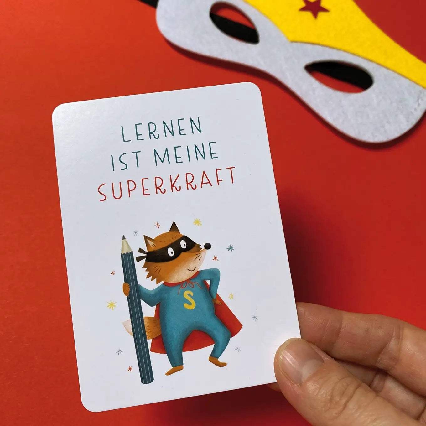 Rüsselfuchs – Affirmationskarten für Kinder "Starke Gedanken"