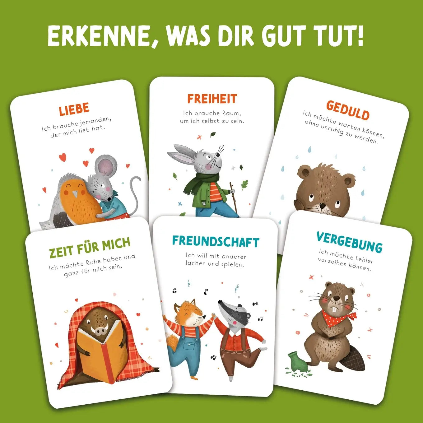 Rüsselfuchs – Bedürfniskarten für Kinder "Starke Wünsche"