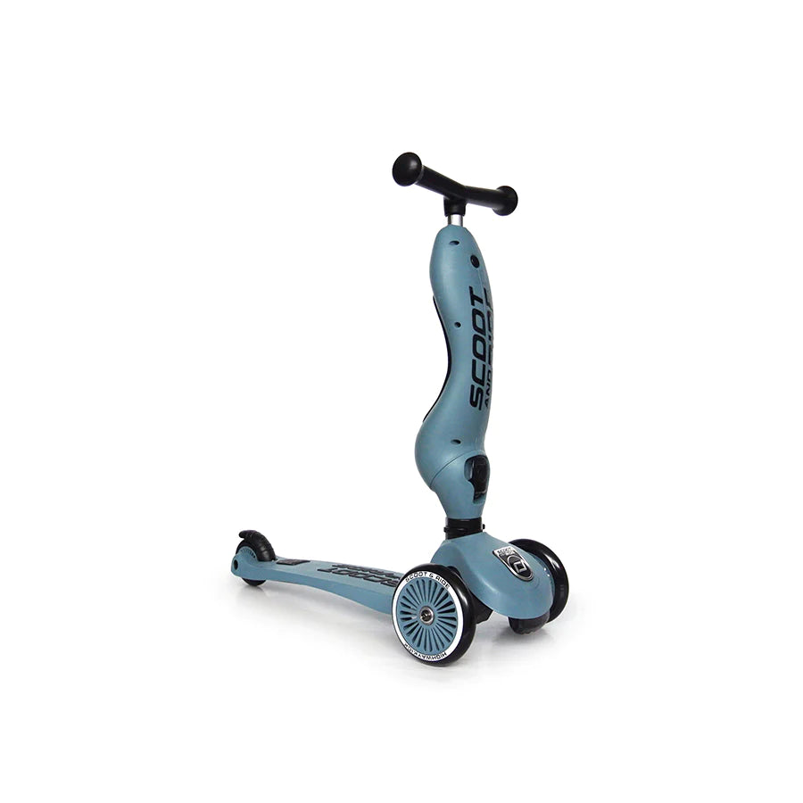 Scoot & Ride - 2-in-1 Roller "Highwaykick 1 - Steel"