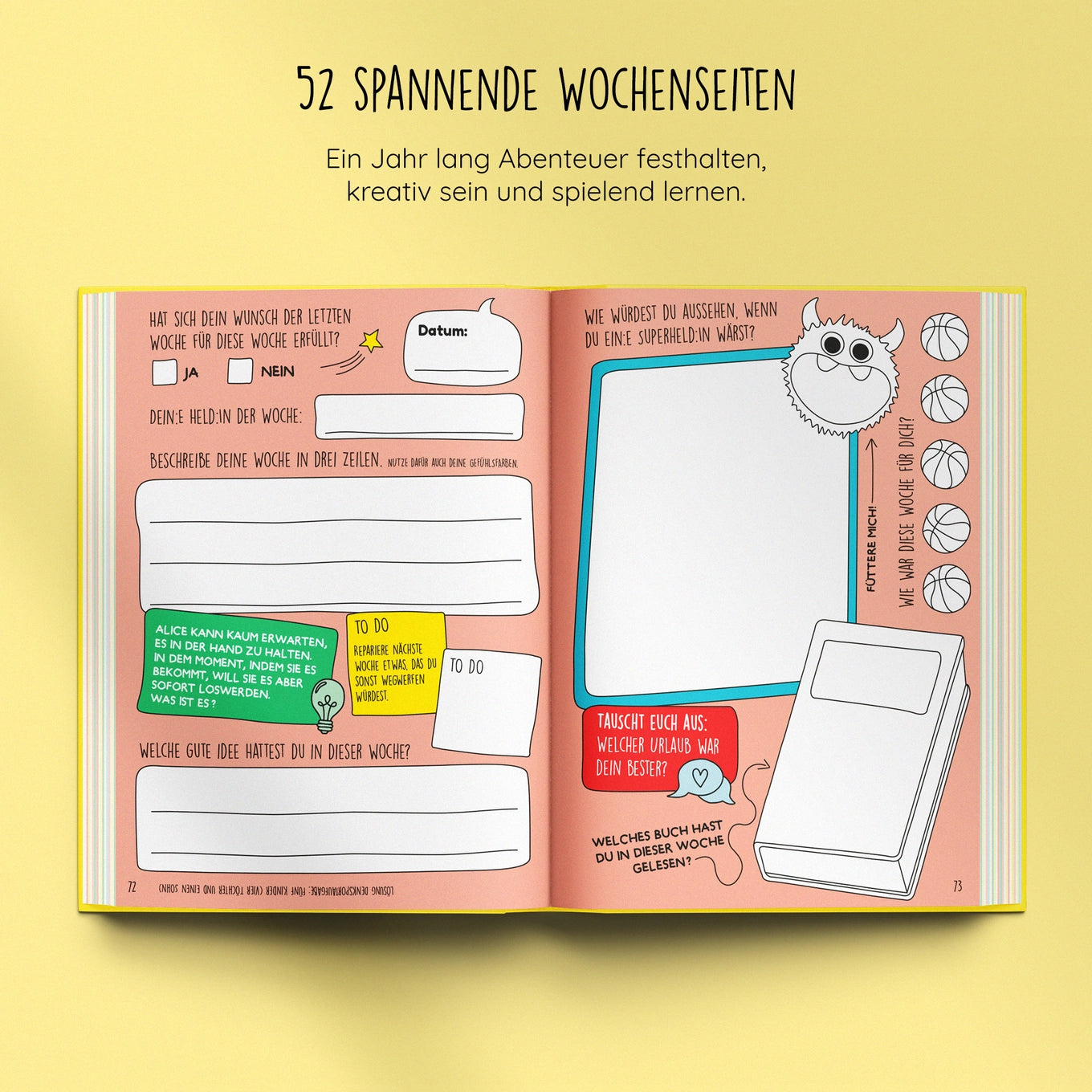 Simon & Jan – „Erzählt euch mehr Kids Journal“ – Reflexionsbuch