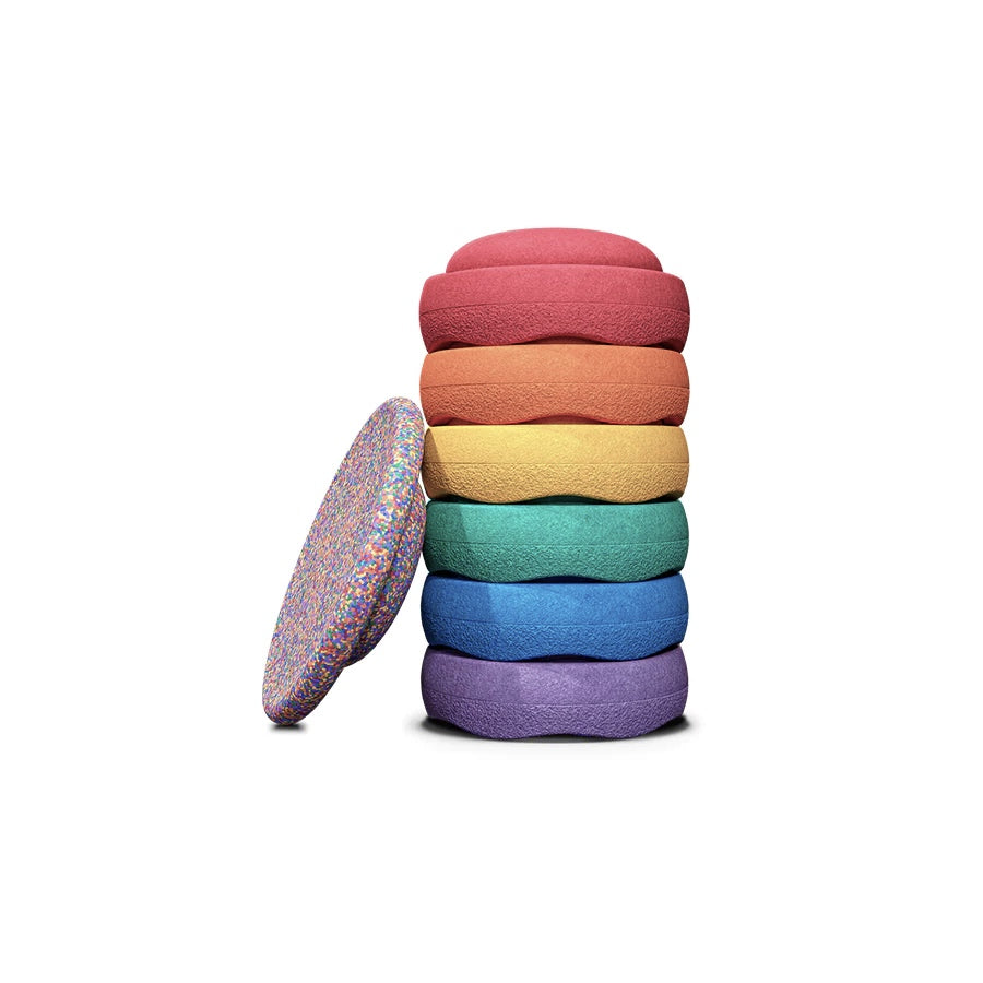 Stapelstein - Stapelsteine Rainbow Classic Bundle 6+1 Set