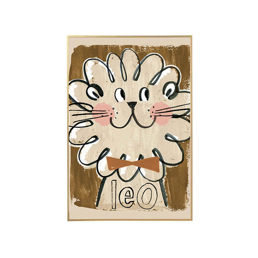 POSTER LÖWE LEO, 50 x 70 CM