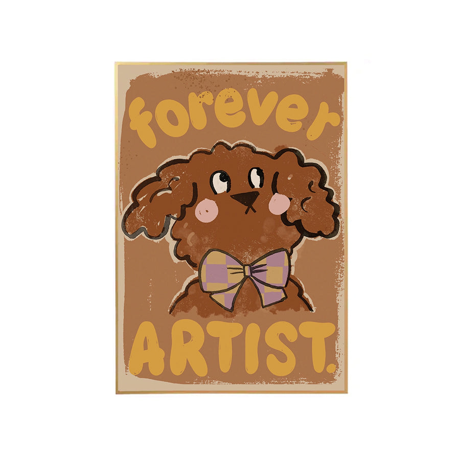 Studio Loco - Poster "Forever Artist" 50x70 cm