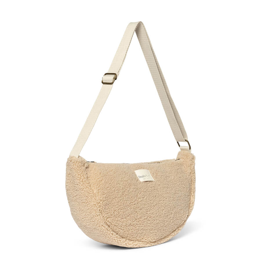 Studio Noos - Tasche "Adult Fanny Pack – Ecru Teddy", Bauchtasche, Gürteltasche